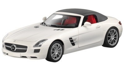 Модель Mercedes-Benz SLS AMG Roadster, White, Scale 1:18