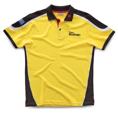 Рубашка поло Suzuki Polo Shirt Yellow black