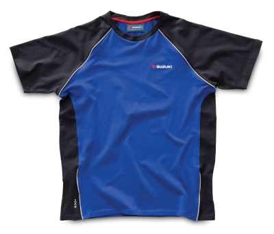 Футболка унисекс Suzuki Round Neck T-Shirt, Blue black