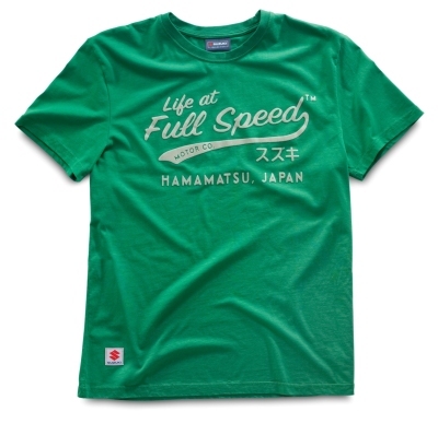 Мужская футболка Suzuki Men’s Life at Full Speed T-Shirt, Vivid green