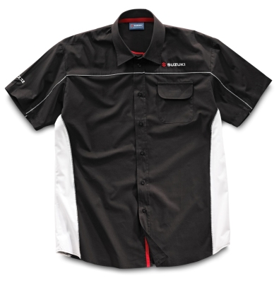 Мужская рубашка Suzuki Men's Short Sleeve Shirt, Black