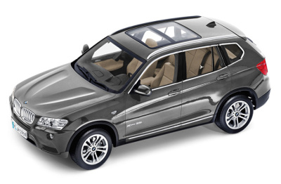 Модель автомобиля BMW X3 (F25), Space grey, Scale 1:18