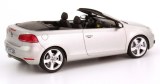 Модель автомобиля Volkswagen Golf Cabriolet, Scale 1:43, Tungsten Silver Metallic, артикул 5K7099300B7W