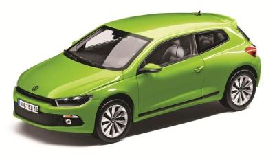 Модель автомобиля Volkswagen Scirocco, Scale 1:18, Viper Green Metallic