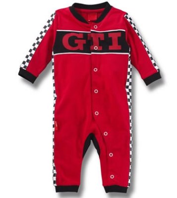 Детский комбинезон Volkswagen Kid's Rompers Suit GTI, Red