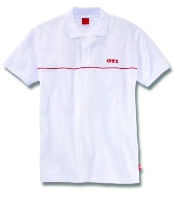 Мужская рубашка поло Volkswagen Men's Polo Shirt GTI, White