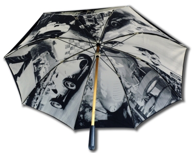Зонт Ferrari Vintage umbrella, черный