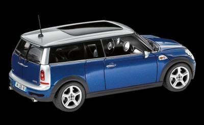 Модель автомобиля Mini Clubman Cooper S Lightning Blue, Scale 1:43