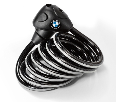 Велосипедный спиральный замок BMW