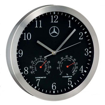 Настенные часы Mercedes-Benz Black New