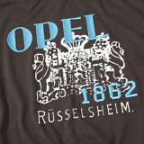 Мужская футболка Opel Men´s Tee brown, Opel Rüsselsheim coat of arms 1862 (Casual Line), артикул 1840191