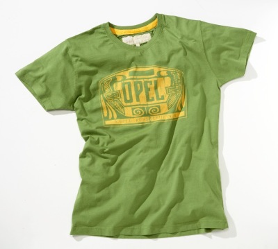 Мужская футболка Opel Men´s Tee green, Opel Trademark 1906 (Casual Line)