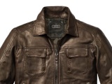 Мужская кожаная куртка Audi Men’s Leather Jacket, артикул 3131002202
