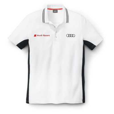 Мужская футболка-поло Audi Sport Men’s Polo Shirt White