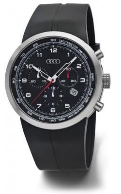 Наручные часы Audi со сменным кожаным ремешком. Комплект 3