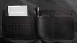 Кожаная дорожная сумка Audi Weekender, Black grain leather, артикул 3141102000
