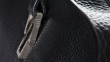 Кожаная дорожная сумка Audi Weekender, Black grain leather, артикул 3141102000