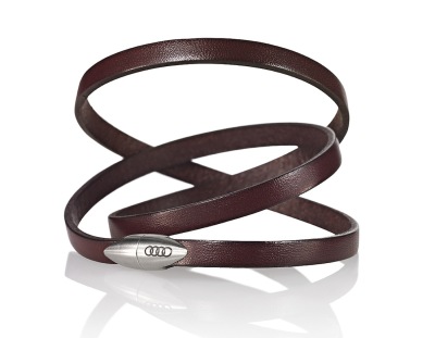 Мужской кожаный браслет Audi Men’s leather bracelet