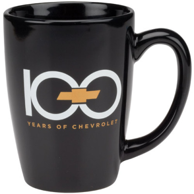 Кружка керамическая черная из коллекции 100 Years of Chevrolet