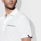 Мужская рубашка-поло BMW Men’s Motorsport Polo Shirt White, артикул 80302207861