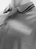 Мужская футболка поло Mercedes Men’s Polo Shirt Grey, артикул B66955358