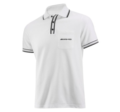 Мужская футболка поло Mercedes Men’s Basic Polo Shirt, AMG