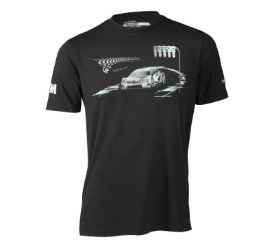 Мужская футболка Mercedes Men’s T-Shirt, Motorsport Black
