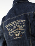 Куртка мужская джинсовая Mercedes Men’s Embroidered Denim Jacket, Trucker, артикул B67874415