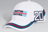 Бейсболка Porsche Martini Racing Baseball Cap, White, артикул WAP0800500C