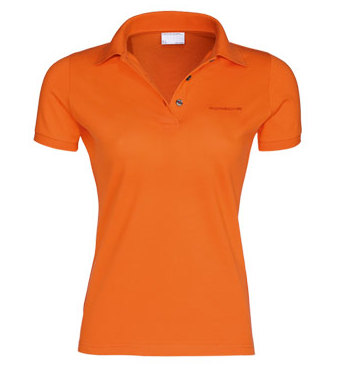 Женское поло Porsche Women's Polo Shirt, Pure Orange