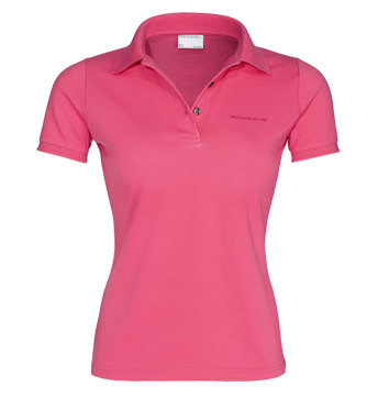 Женское поло Porsche Women's Polo Shirt, Pure Pink