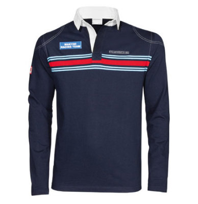 Мужская футболка Porsche Men's Martini Racing Shirt, Dark Blue