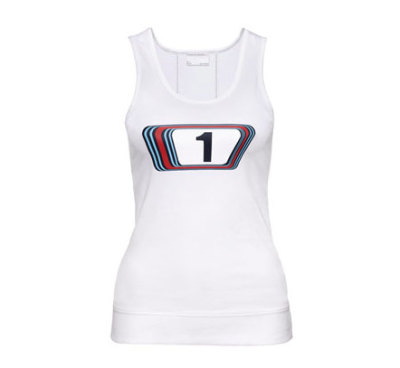 Женский топ Porsche Women's Martini Racing Top, White