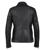 Женская кожаная куртка Porsche Women's Leather Jacket, Black, артикул WAP9750XS0B
