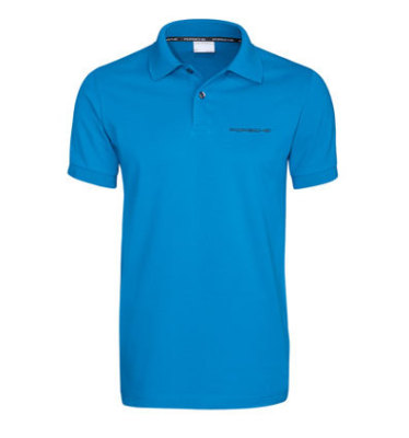 Мужская футболка поло Porsche Men's Polo Shirt, Pure Blue