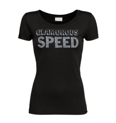 Женская футболка Porsche Women's Glamorous Speed T-Shirt, Black