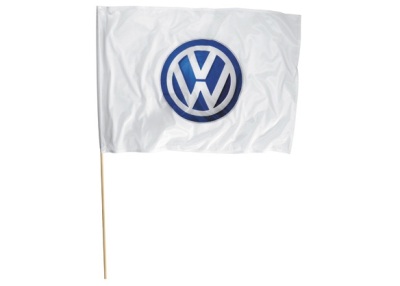Флаг с эмблемой Volkswagen Logo Big Flag, White