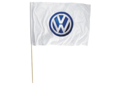 Флаг с эмблемой Volkswagen Logo Small Flag, White