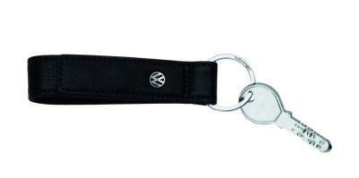 Брелок Volkswagen Leather Keyring, Black