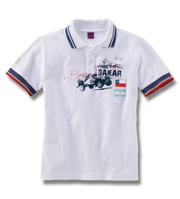 Детская футболка Volkswagen Kid's T-Shirt Dakar Rallye, White