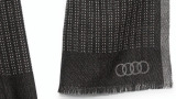 Шерстяной шарф Audi Wool scarf by PZero, black/grey, артикул 3131401900
