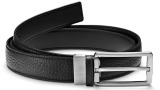 Узкий кожаный ремень Audi Leather Belt Narrow, Black, артикул 3141400200