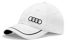 Универсальная бейсболка Audi Unisex Baseball cap, white