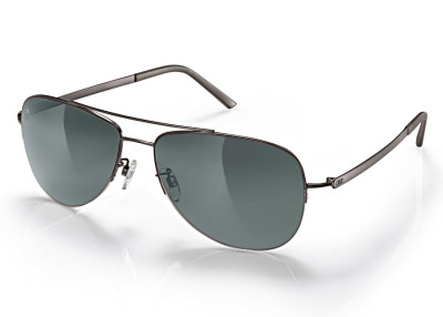 Очки-авиаторы в металлической оправе Audi Aviator sunglasses grey
