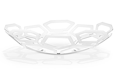Металлическая ваза Audi Metal bowl S, white