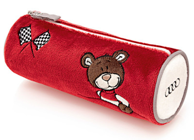 Детский пенал Медвежонок-гонщик Audi Motorsport bear pencil case