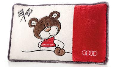 Подушка Медвежонок-гонщик Audi Motorsport bear pillow