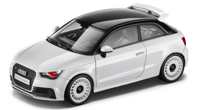 Модель автомобиля Audi A1 quattro, Scale 1:43, Glacier White