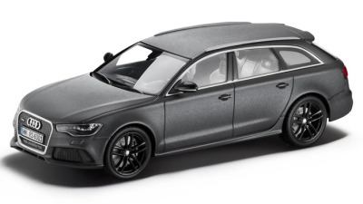 Модель автомобиля Audi RS 6 Avant, Scale 1:18, Daytonа Grey matt