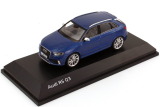 Модель автомобиля Audi RS Q3, Scale 1:43, Sepang blue, артикул 5011313623